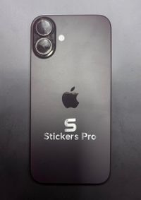 Pegatina de metal en el teléfono