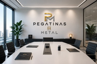 Contacto de pegatinas de metal